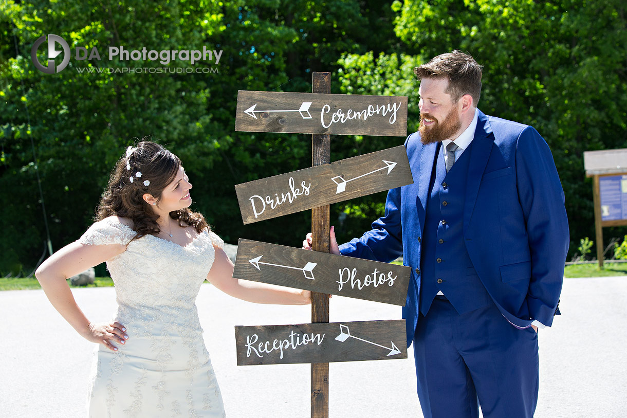 Bride and Groom in Walter Falls