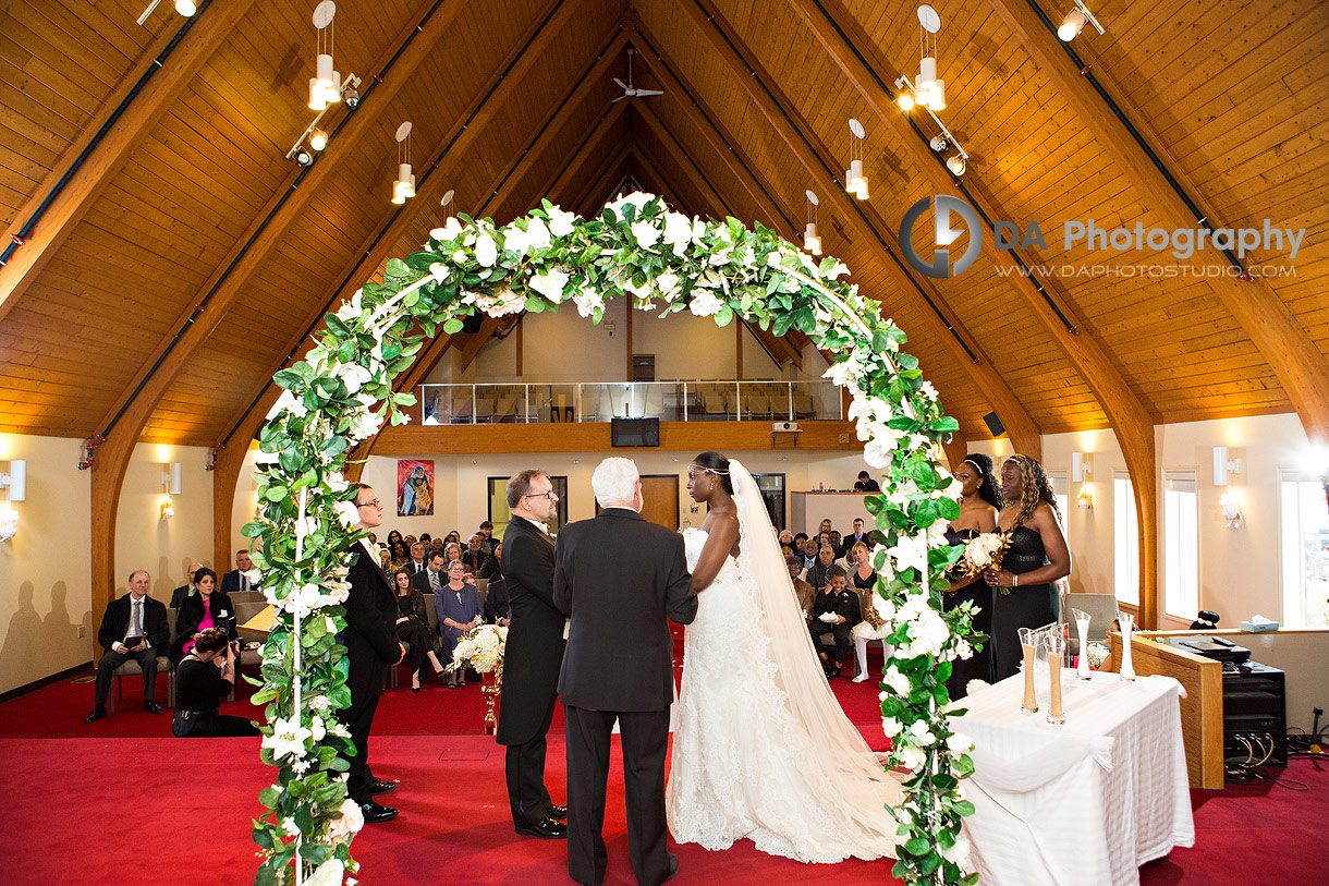 Church wedding ceremonies at Heart Lake Baptist Church