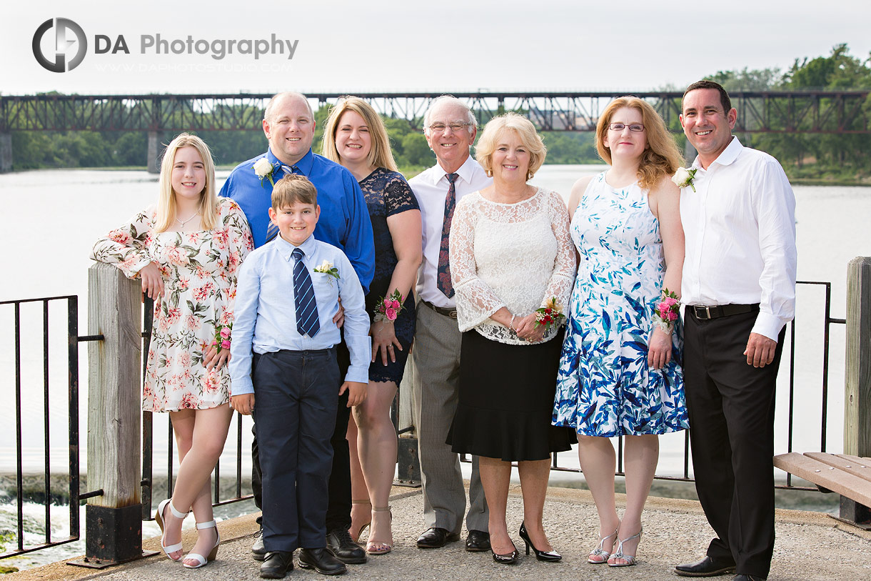 Group Photo of 50th Wedding Anniversary at Cambridge Mill