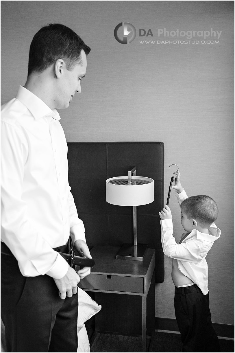 Groom at Element Hotel in Vaughan