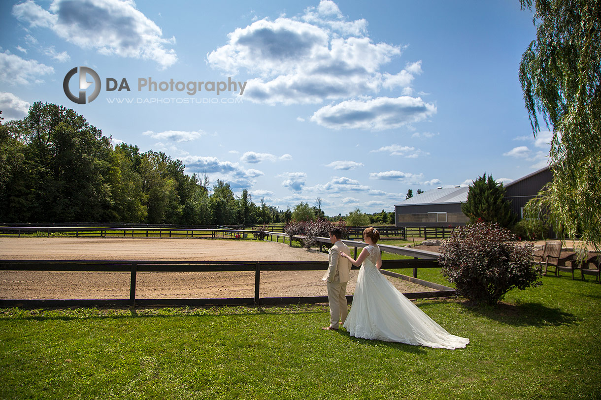 Bride and Groom in Burlington