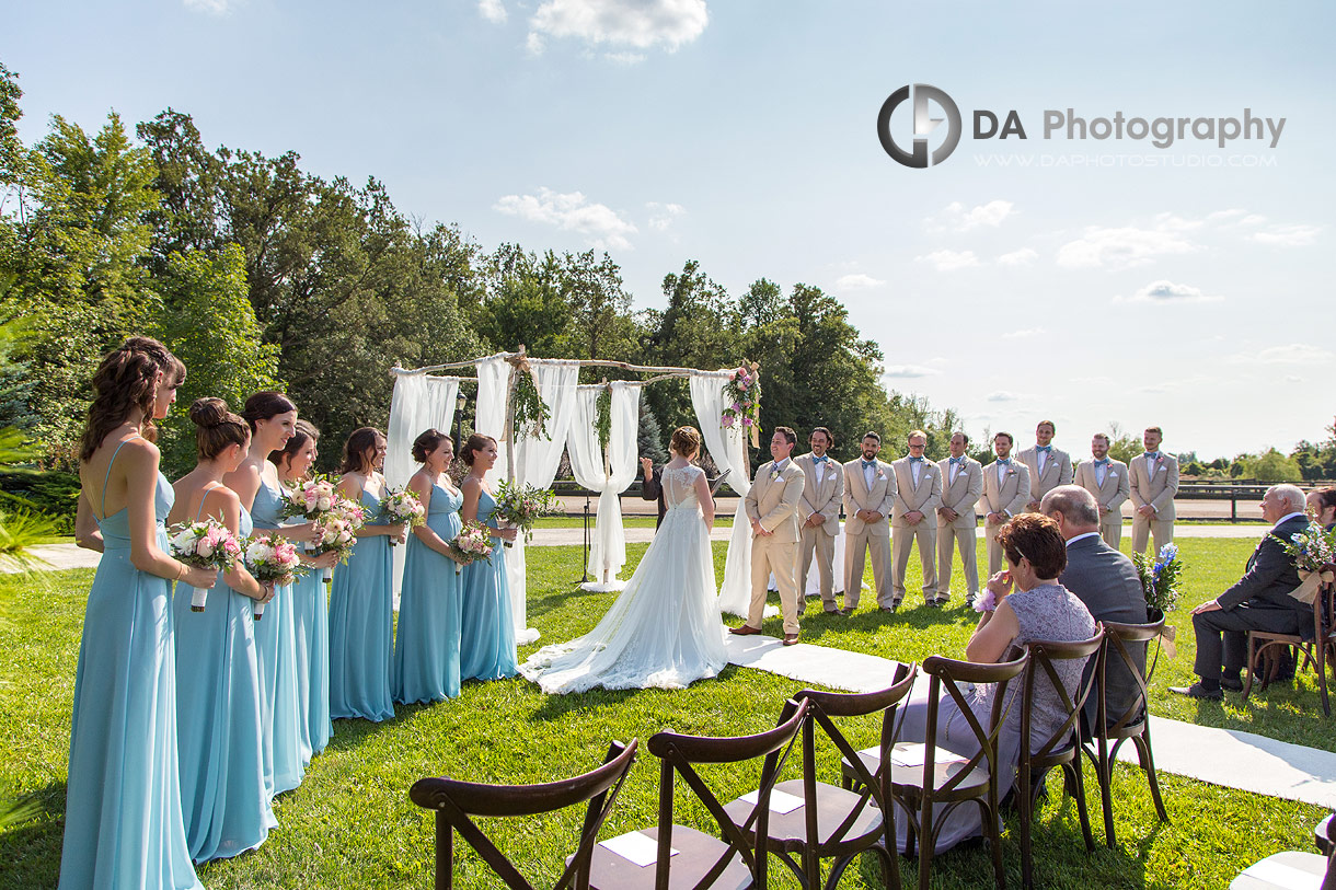 Wedding Ceremonies at Parish Ridge Stables in Burlington