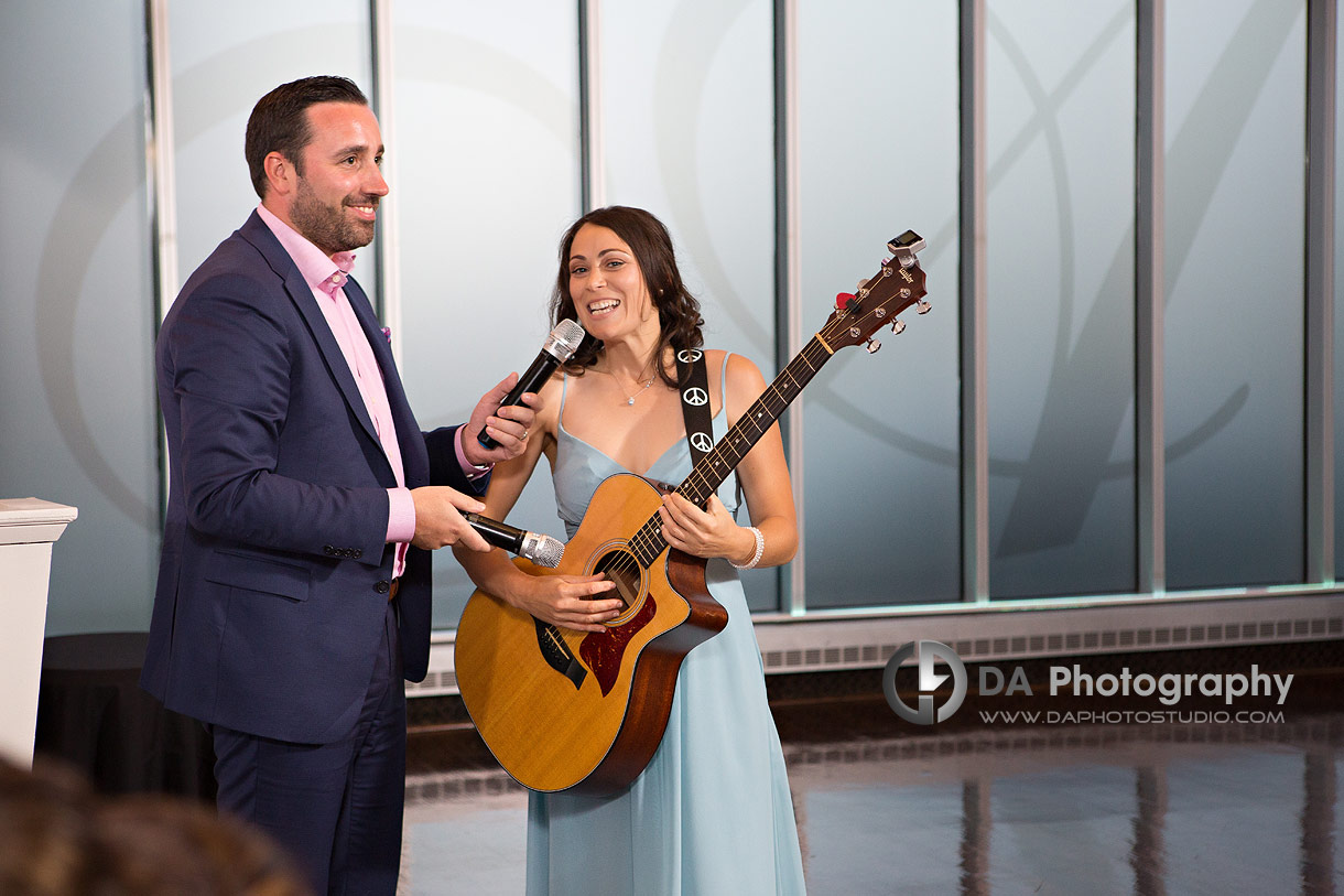 Wedding Photo at Atrium in Burlington