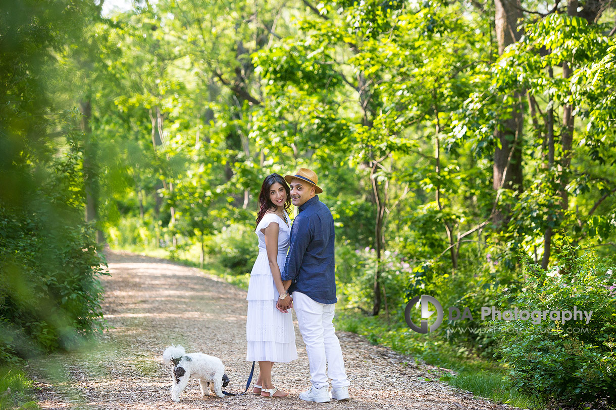 Summer engagement photos in Burlington