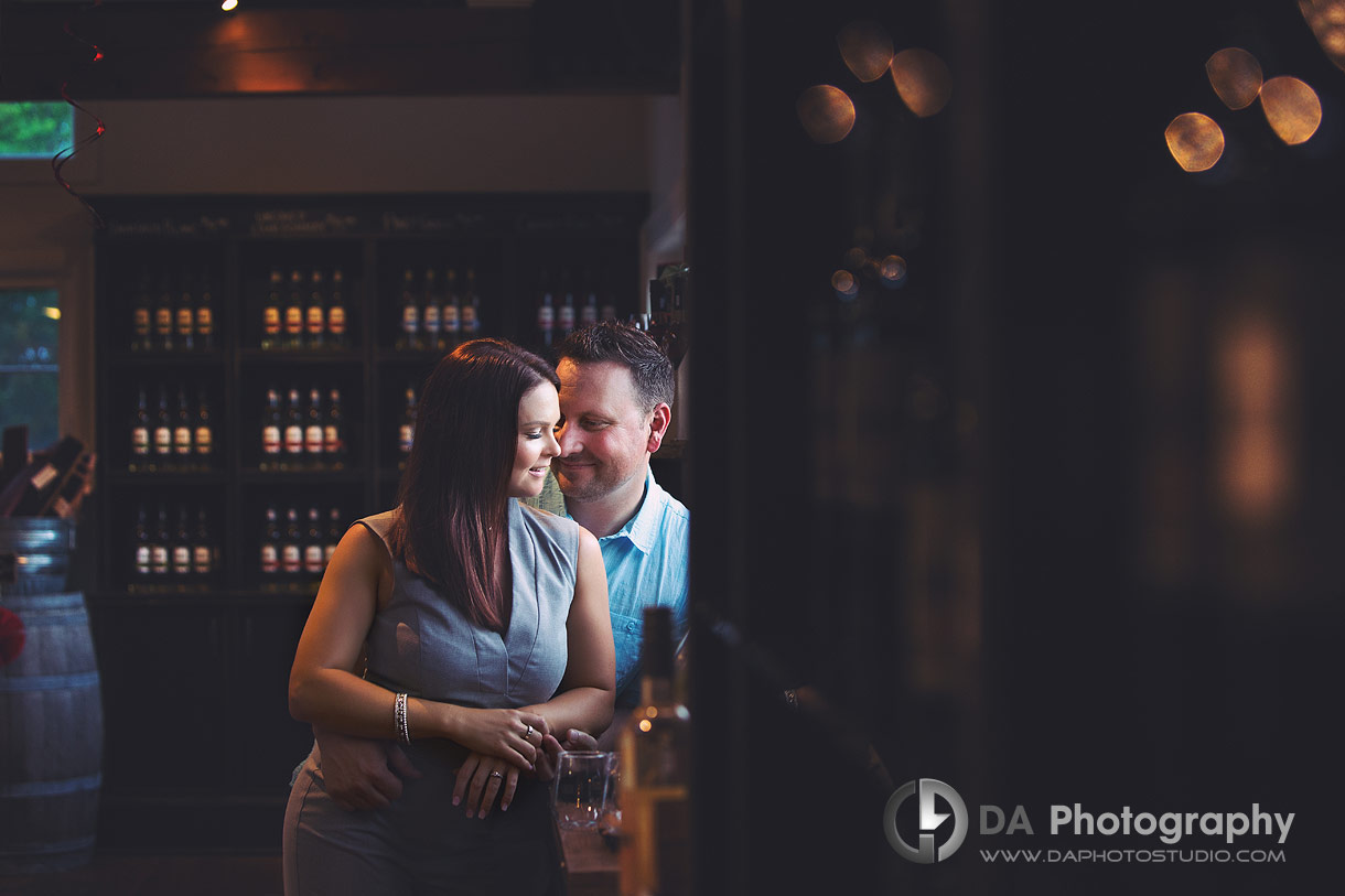 Engagement Photo at Creekside Estate Winery