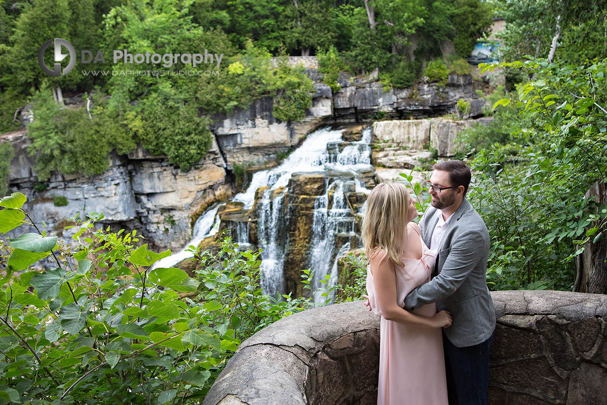 Waterfalls Engagement Photos in Owen Sound