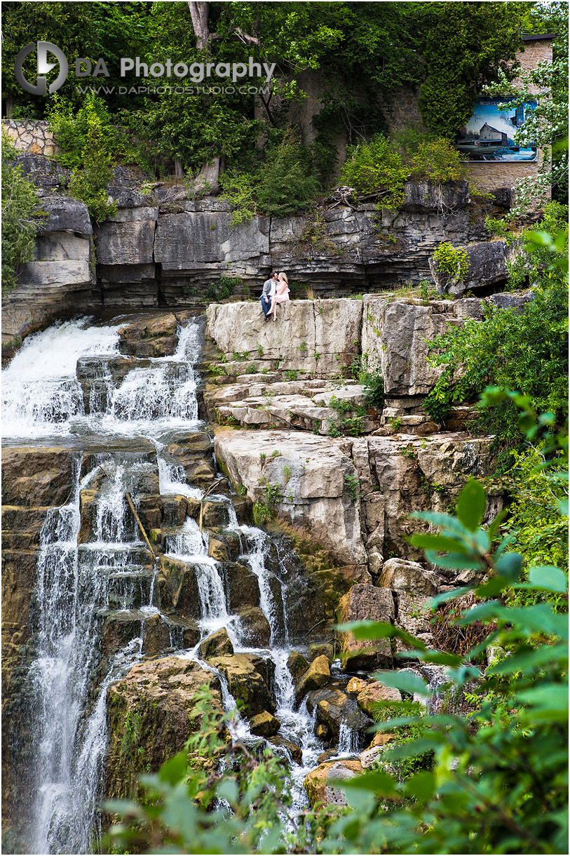 Waterfalls Engagement Pictures in Owen Sound