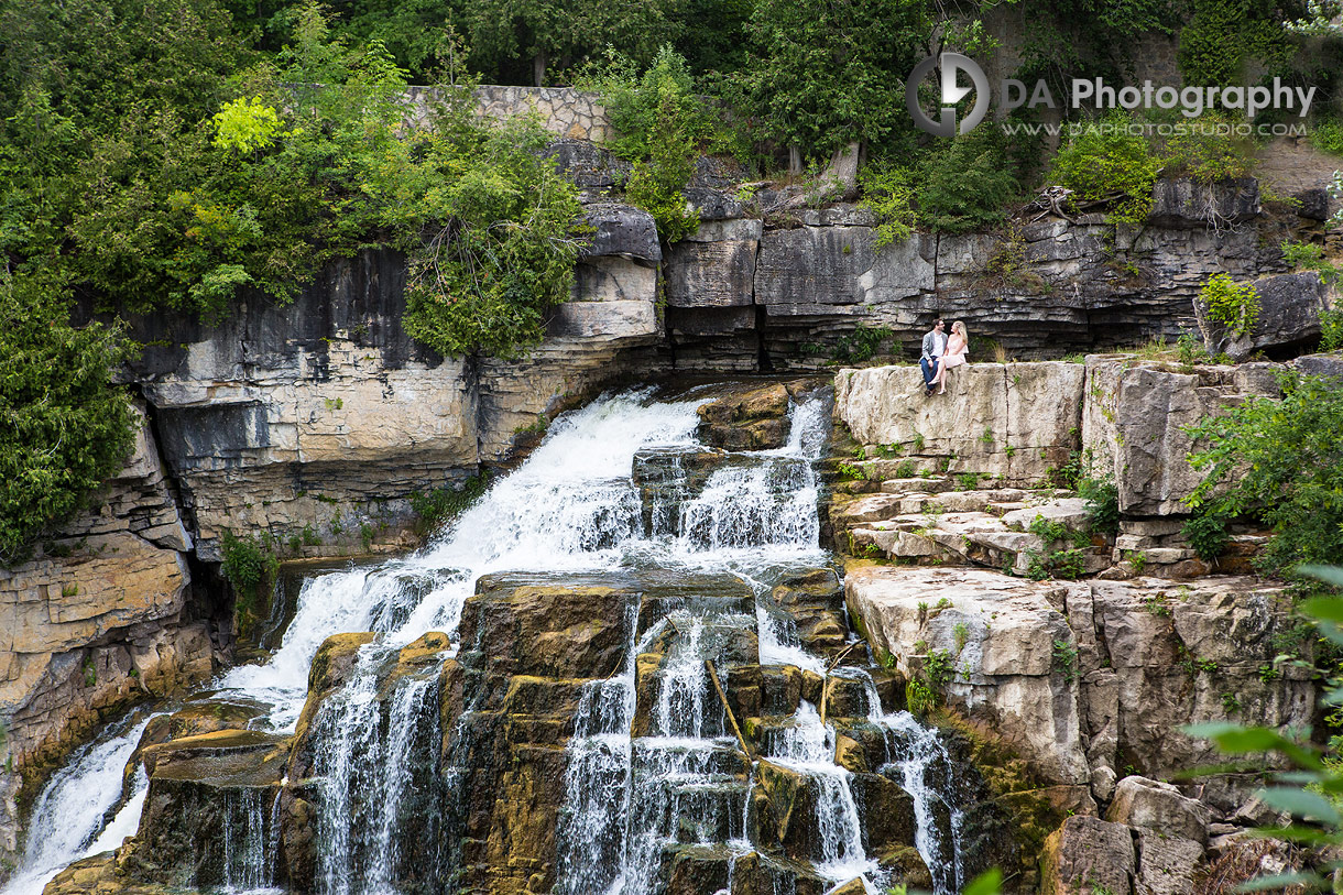 Inglis Falls engagement photographer