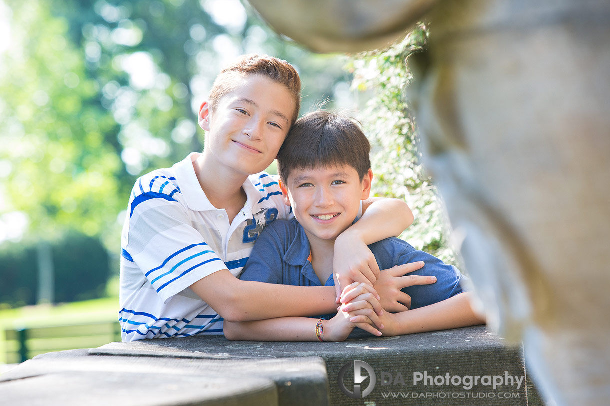 Summer Siblings Portrait