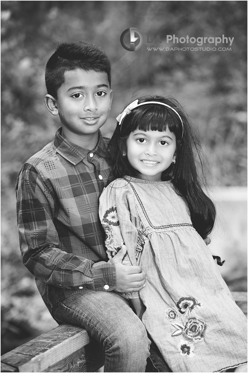 Heart Lake Conservation Area Siblings Portraits