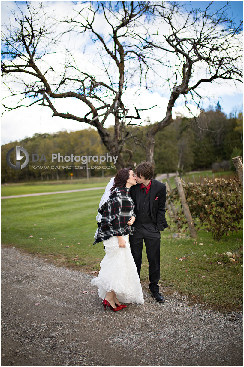 Bride and Groom in Orangeville