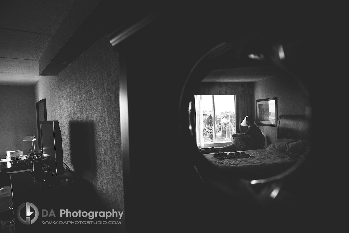 Groom at Hilton Garden Inn in Burlington