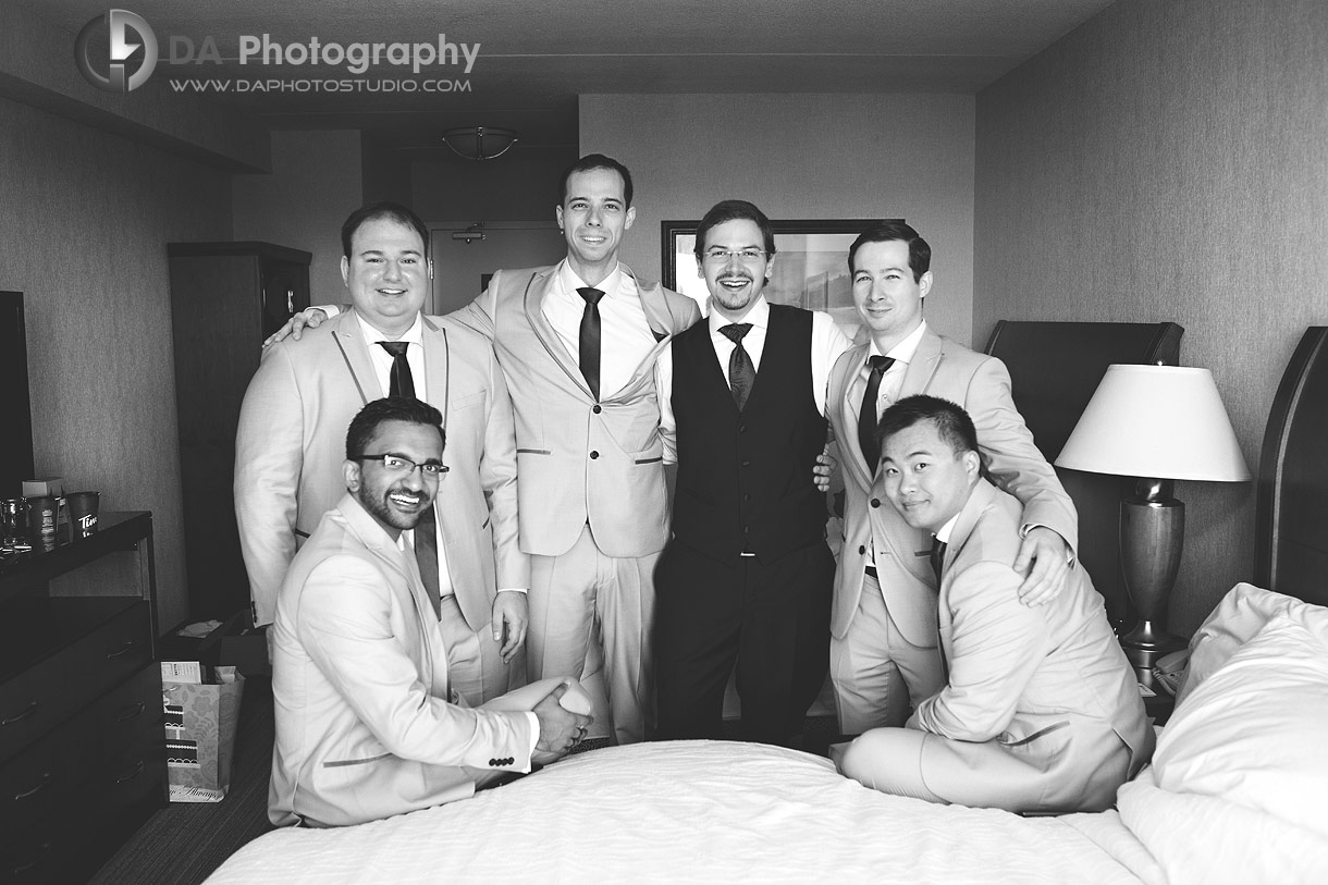 Groomsman's at Hilton Garden Inn in Burlington