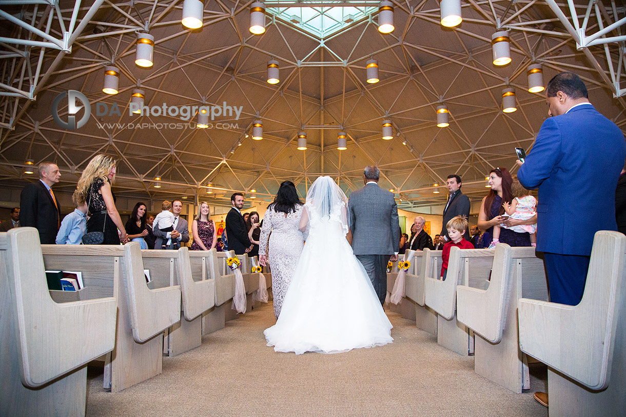 Wedding Ceremony at St Paul the Apostle Church in Burlington