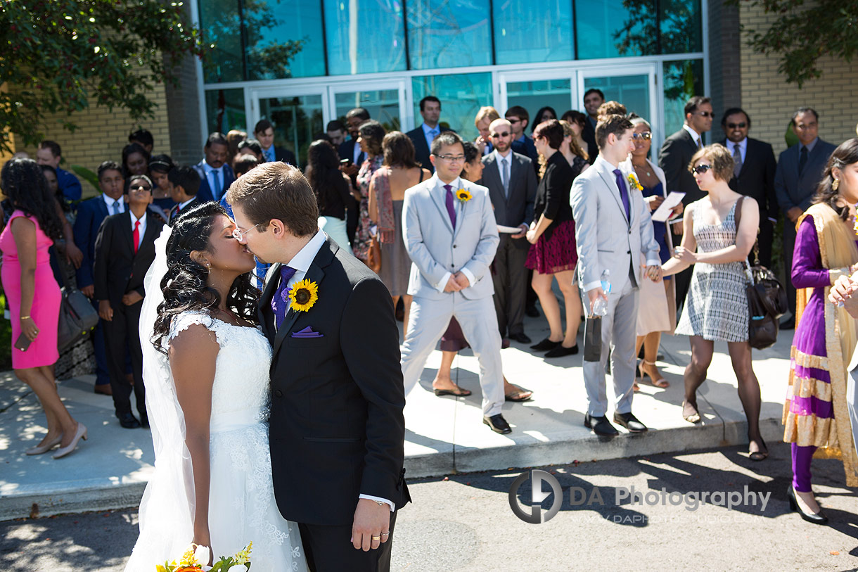 Bride and Groom in Burlington