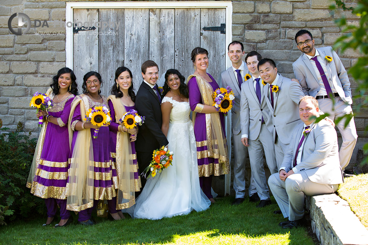 Bridal party at Atrium Banquet Wedding