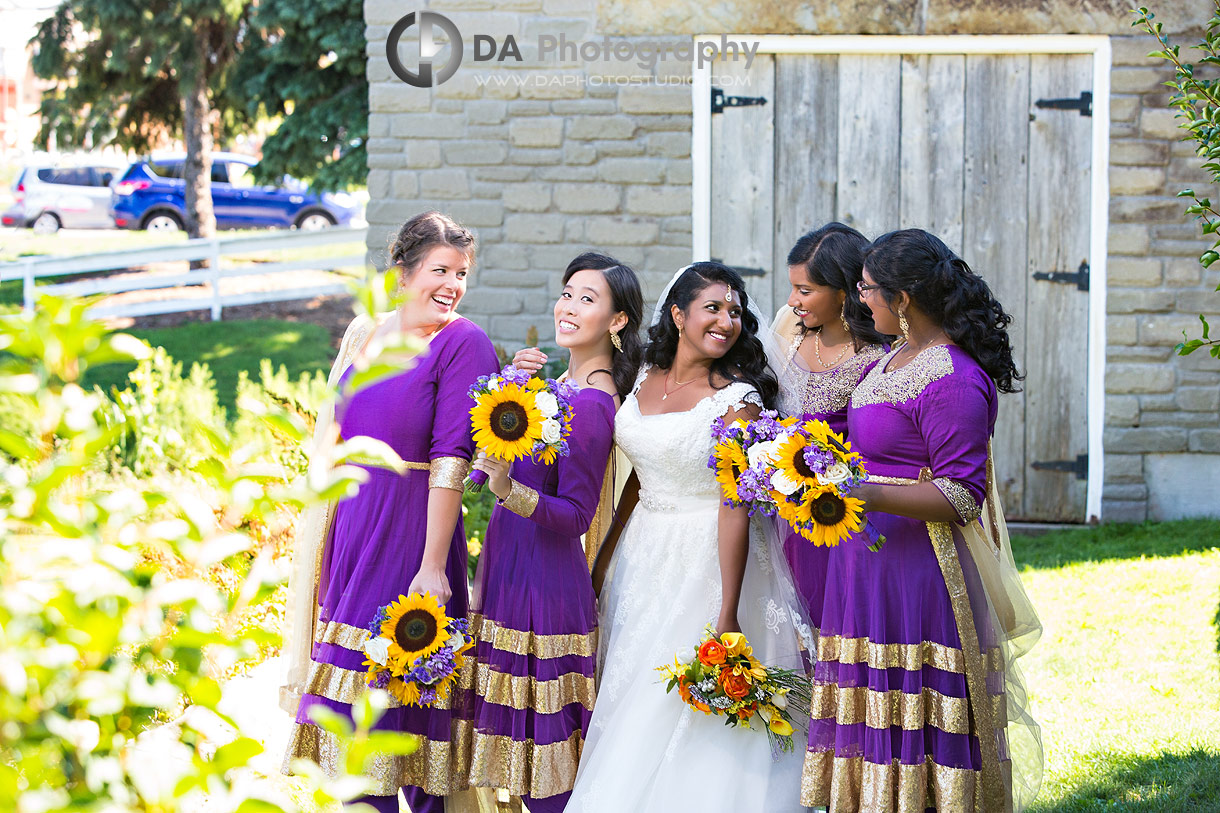 Bridesmaids Dresses at Atrium Banquet Wedding