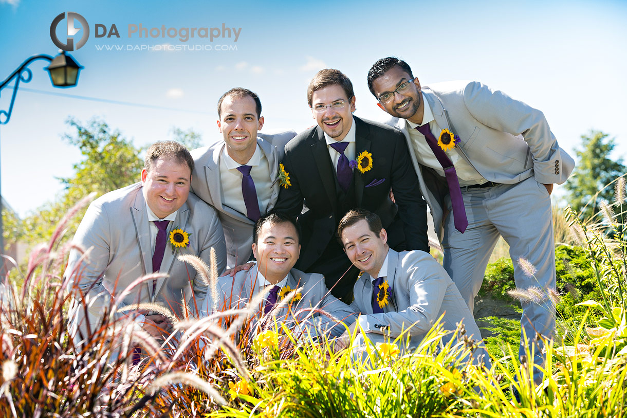 Groomsman's at Atrium Banquet Wedding