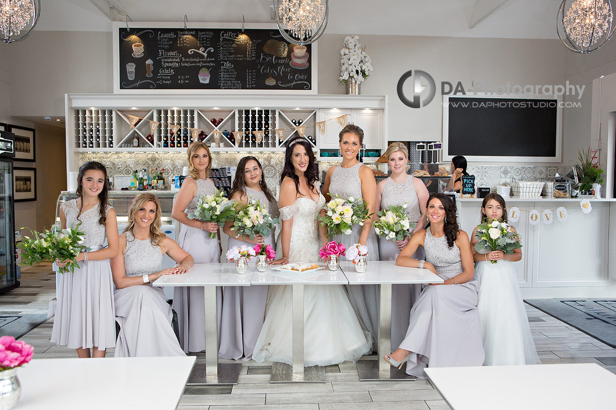 Bridesmaids at The Big Canolli Bakery