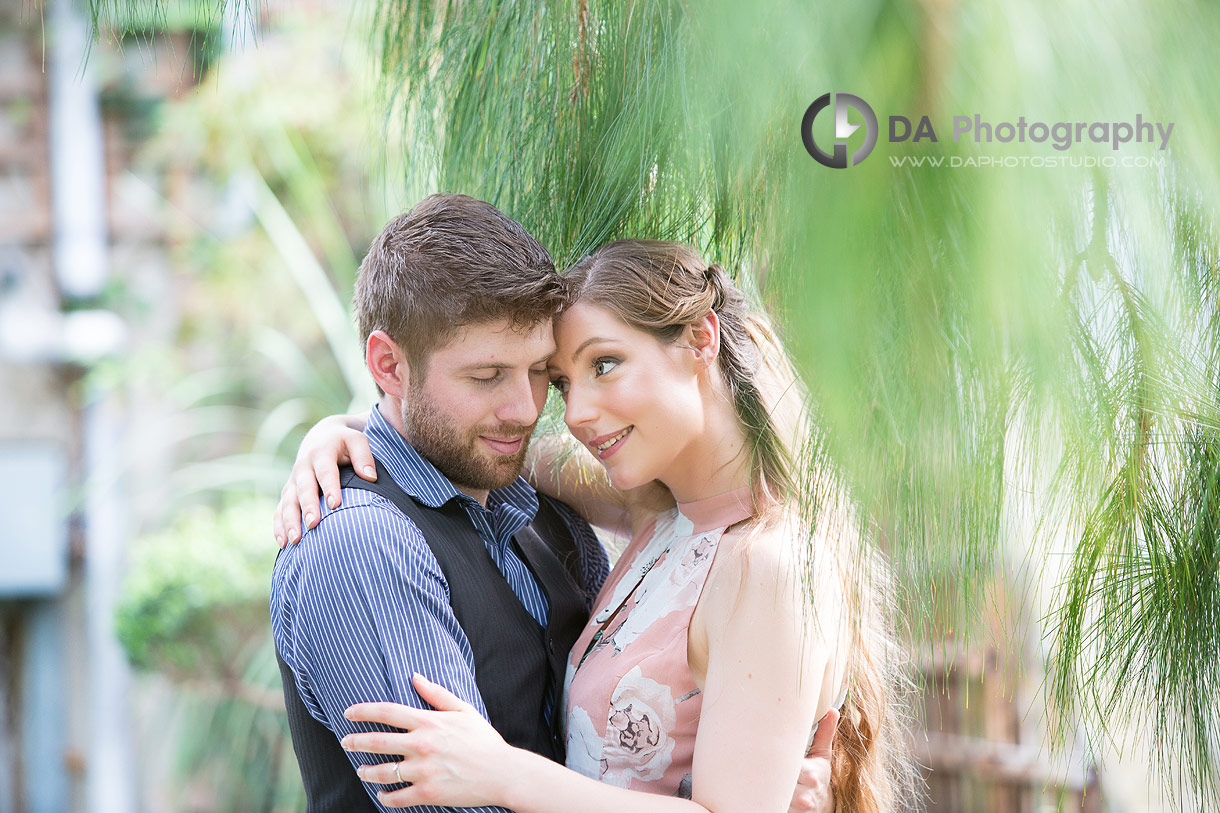 Green House Engagement Pictures in Burlington