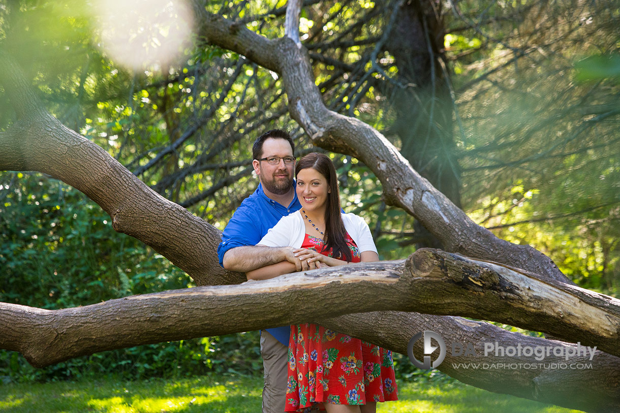 Niagara garden engagement pictures