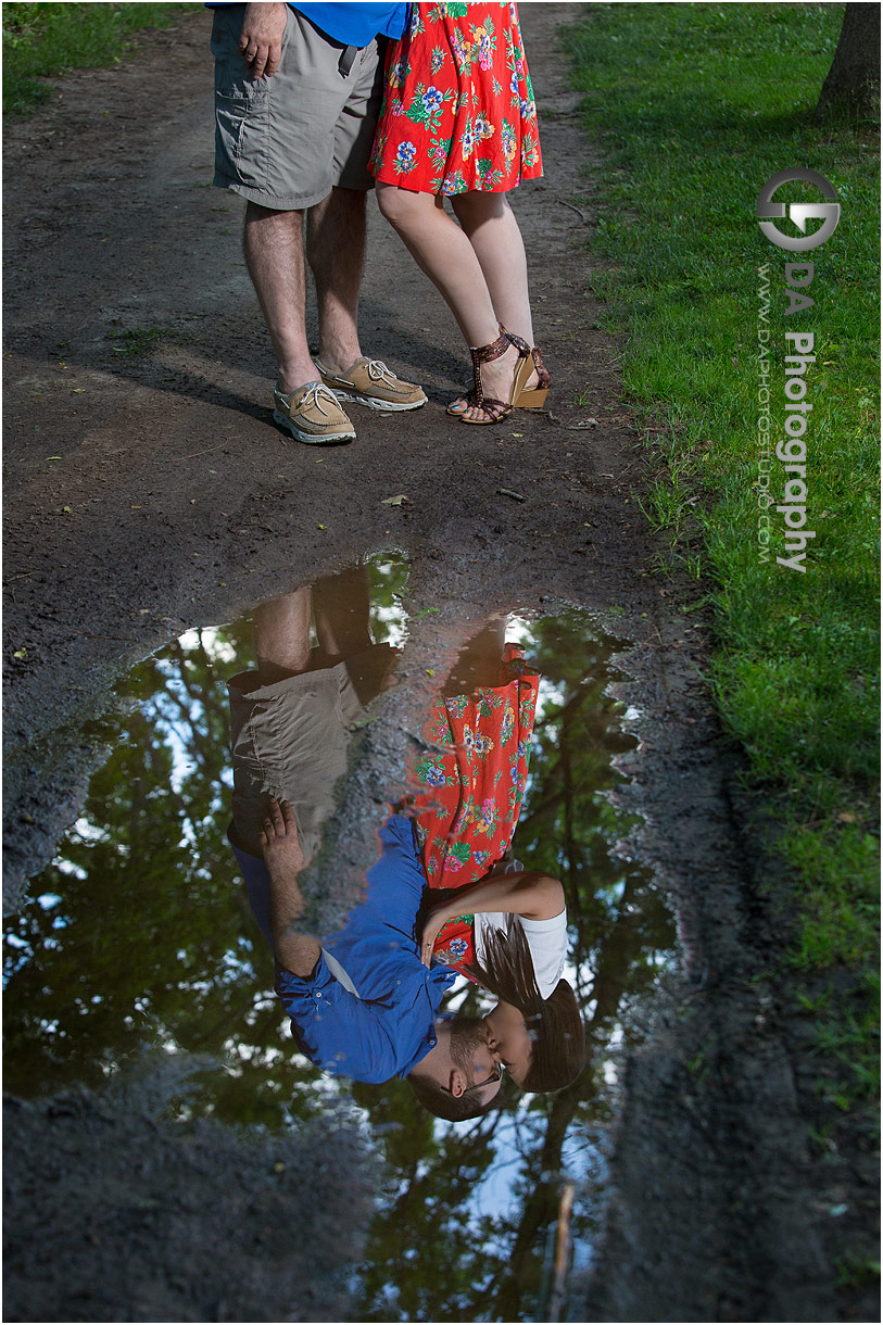 Creative Niagara Engagement reflection photos