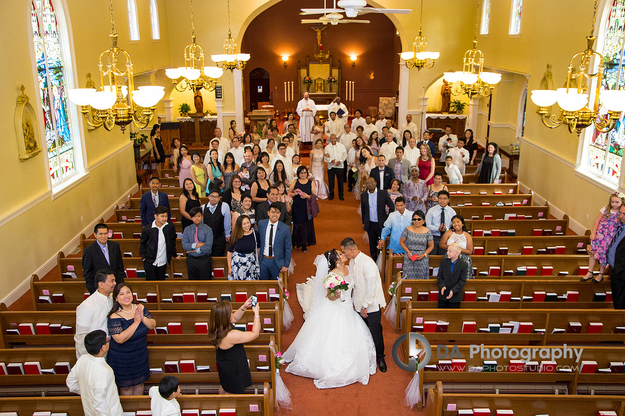 Church Wedding Ceremony in Oakville