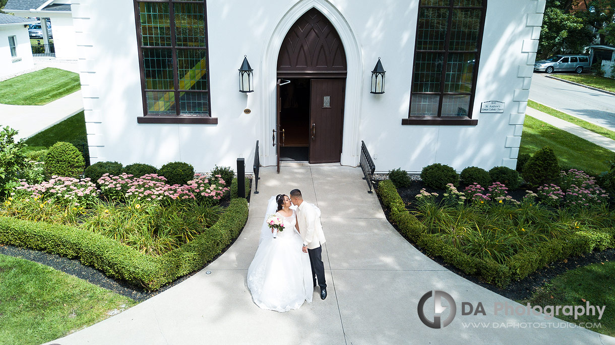 Arial Wedding Photography in Oakville