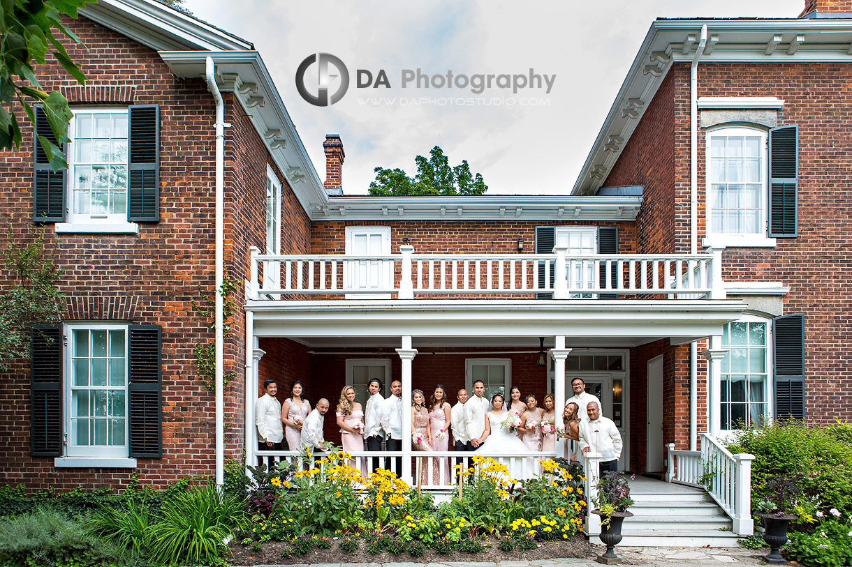 Oakville Museum Wedding Party Photographs