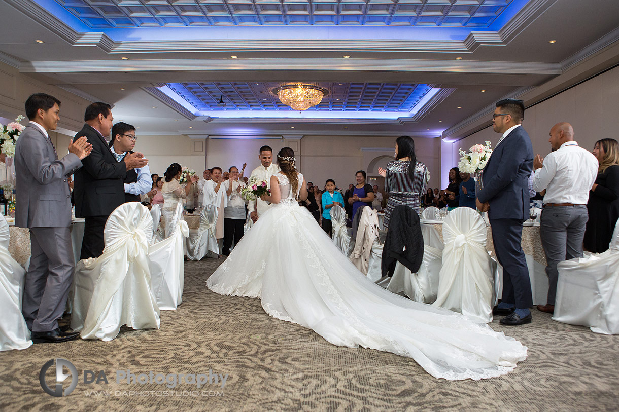 Bridal Dress in Burlington Convention Centre Wedding