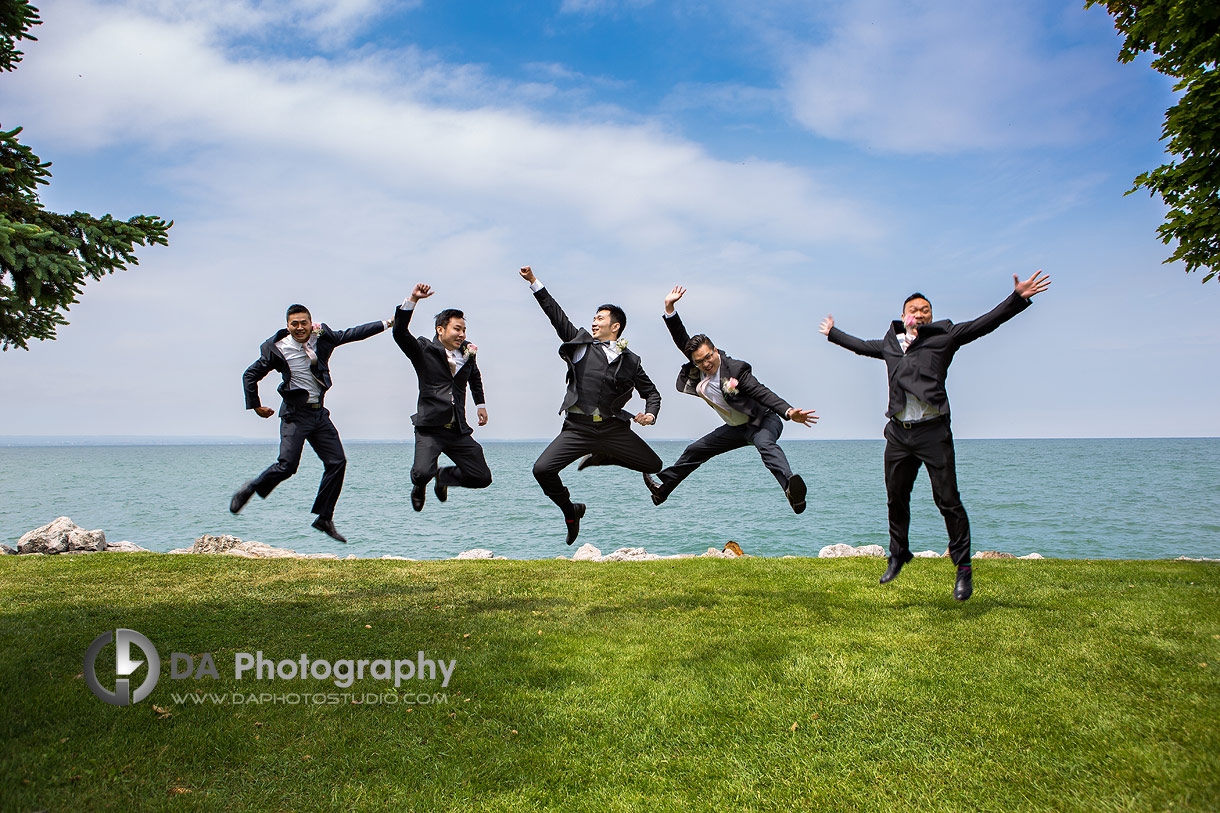 Creative Groomsman's at Edgewater Manor