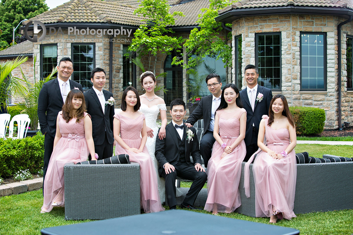 Bridal Party at Edgewater Manor