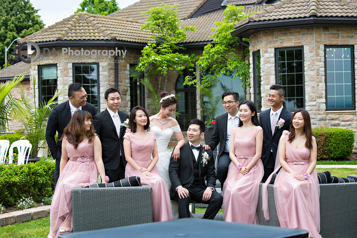 Edgewater Manor bridal party photos