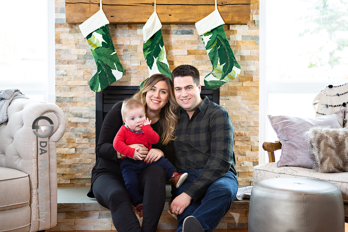 Christmas Family Portrait in Orangeville