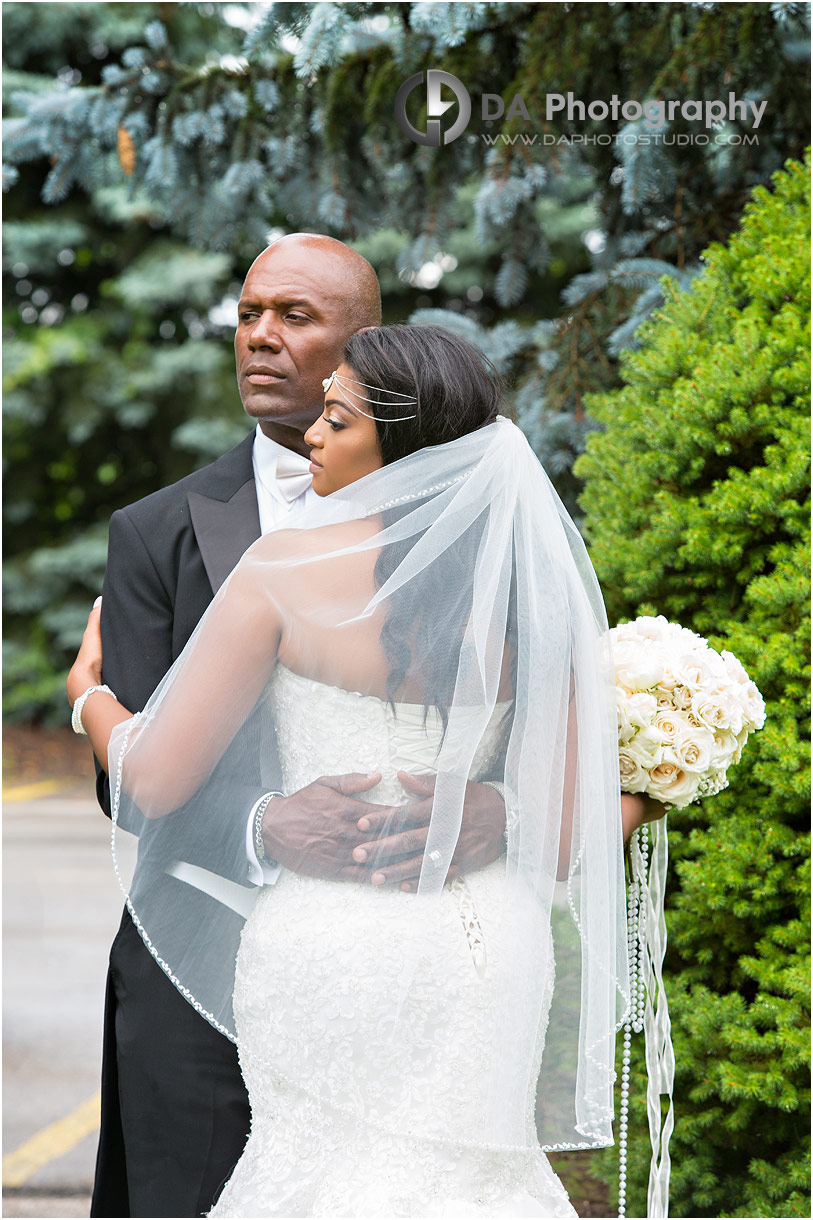 Bride and Groom at Terrace on the Green