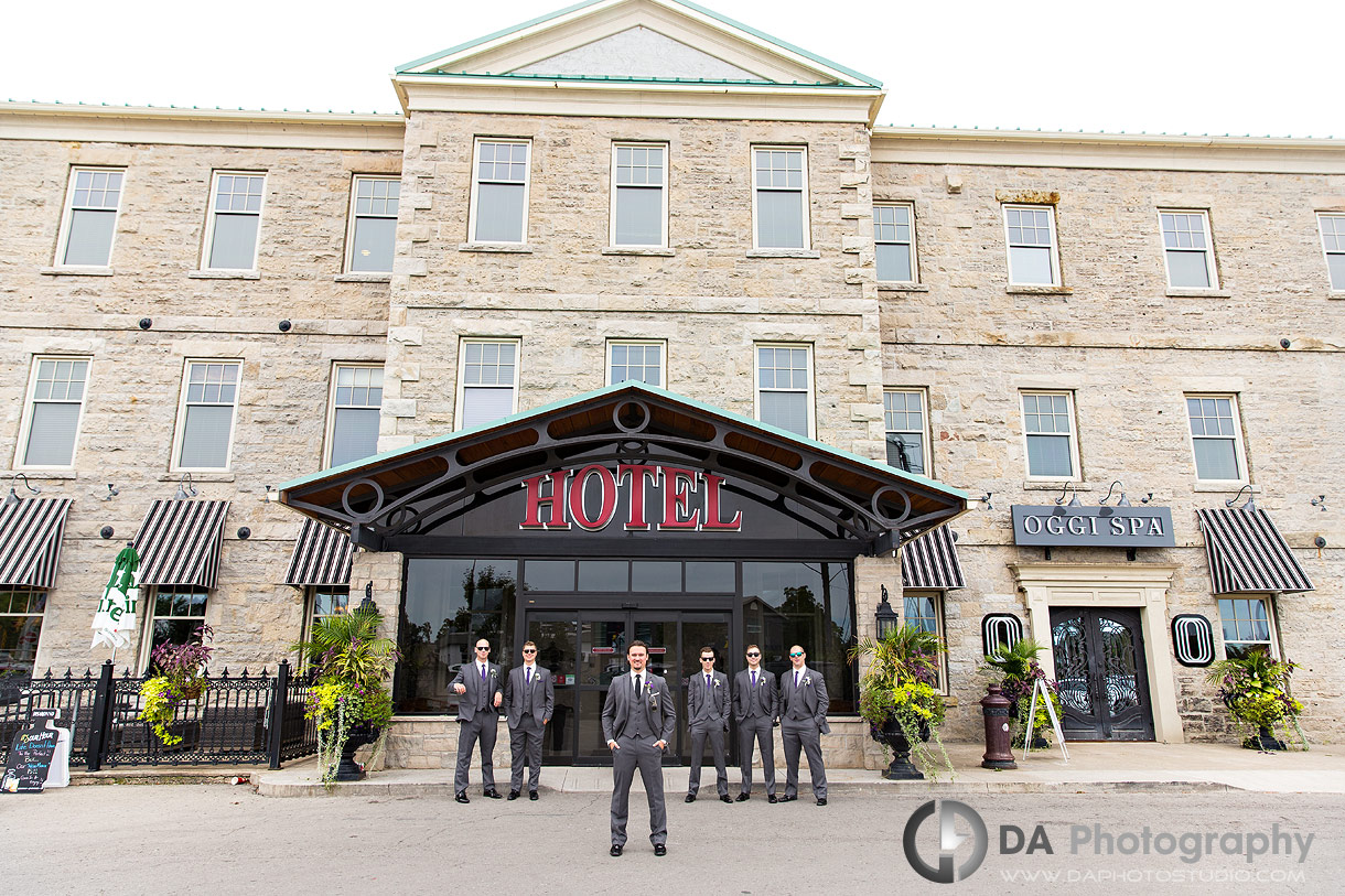 Groomsman at Stone Mill Inn