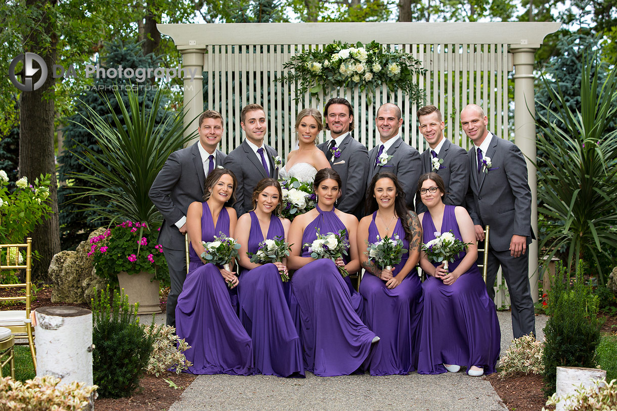 Bridal Party wedding photos at Club Roma