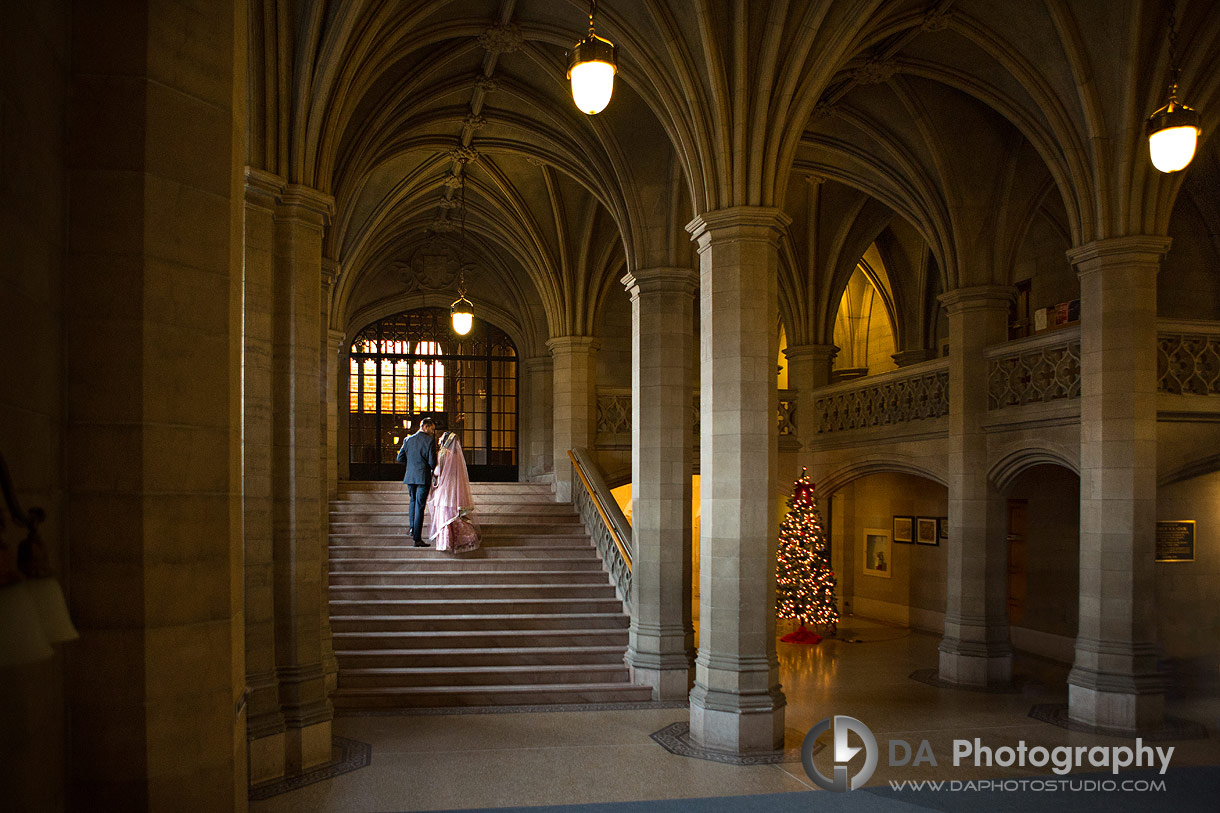 Knox College engagement photos in Toronto