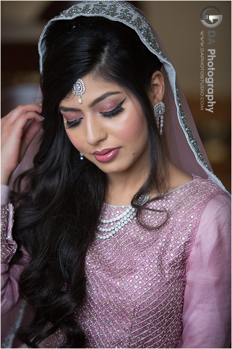 Bride at Knox College in Toronto