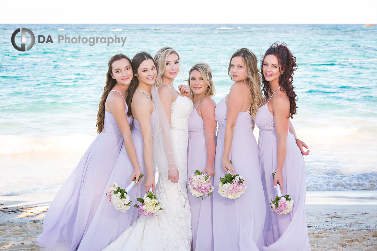 Bridesmaid Dresses at Luxury Bahia Principe Esmeralda