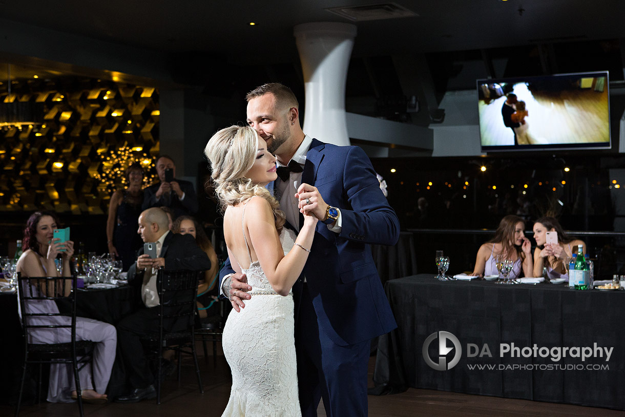 Bride and Groom at The Vue Event Venue in Etobicoke