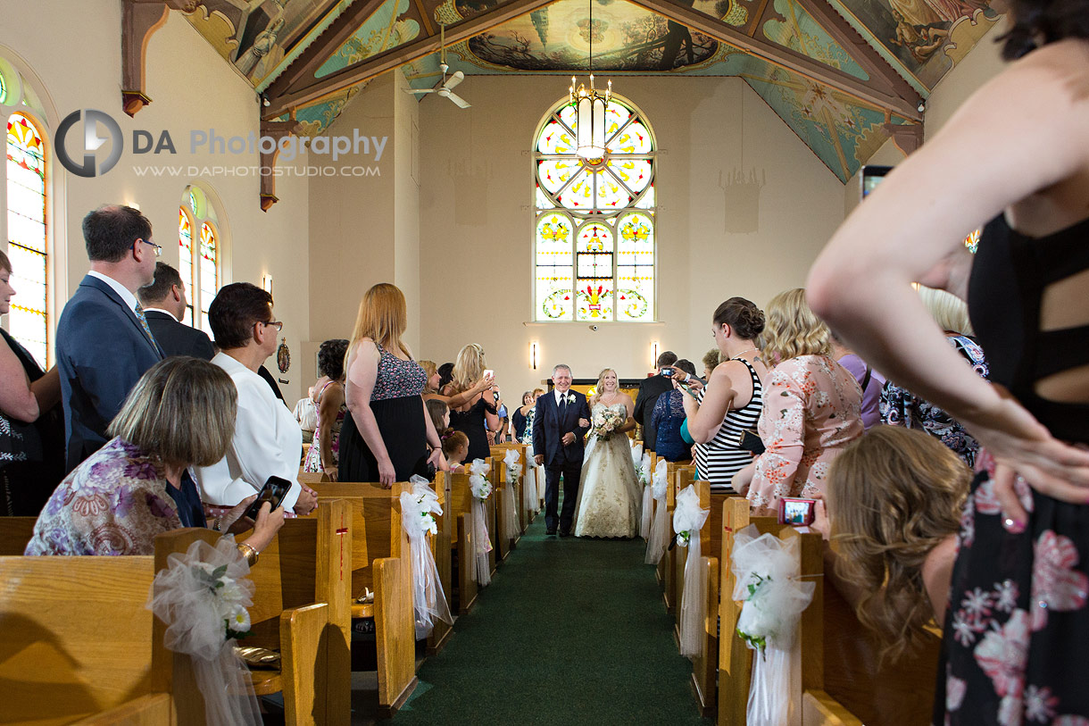Wedding Ceremony at St. Joseph's Church in Brantford