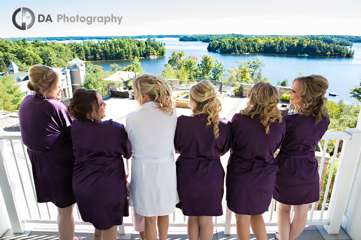 Bridesmaids at JW Marriott in Muskoka