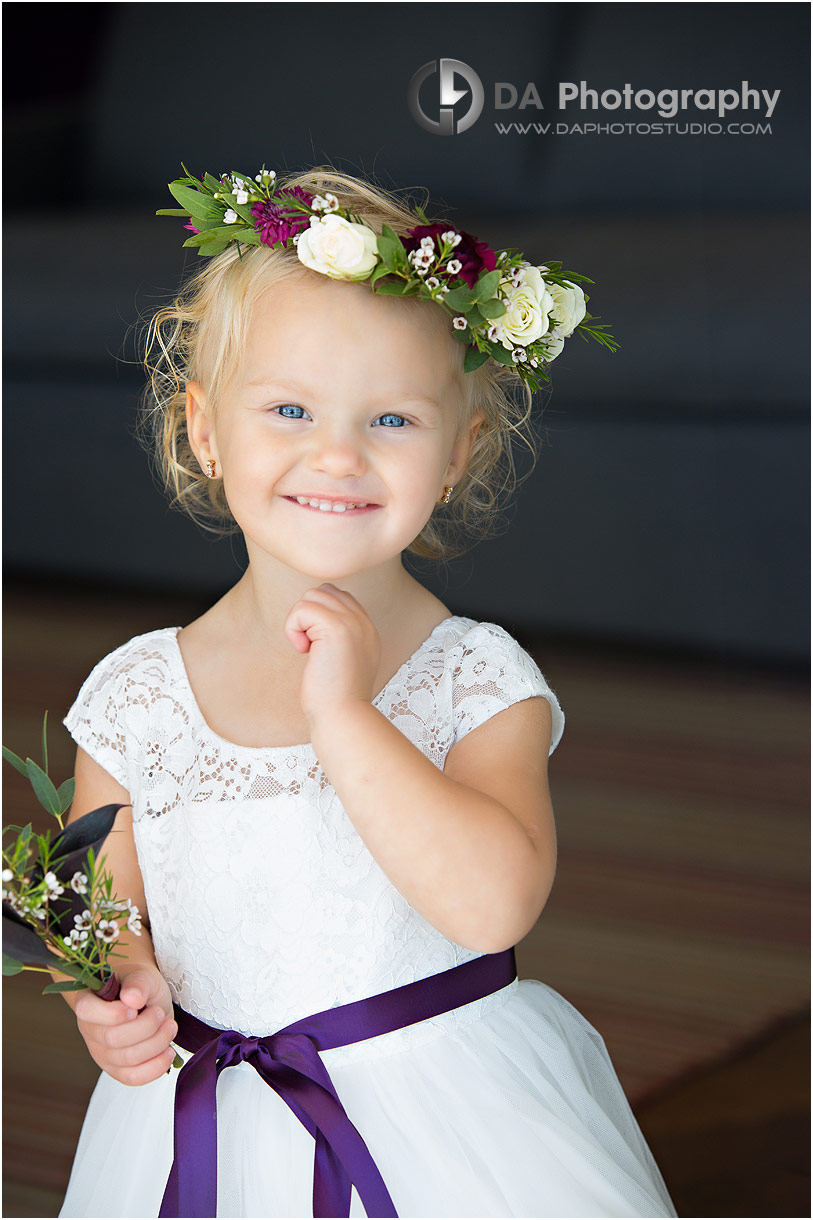 Flower Girl at JW Marriott in Muskoka