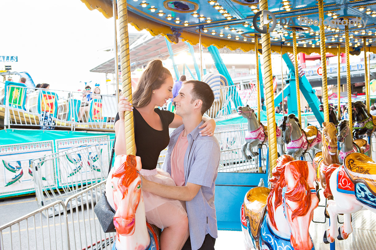 Engagement Photos at CNE in Toronto