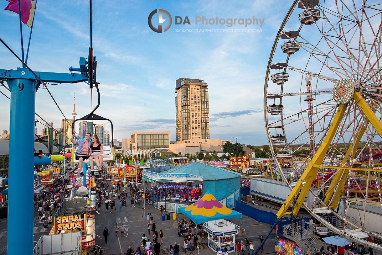 Engagement at CNE in Toronto