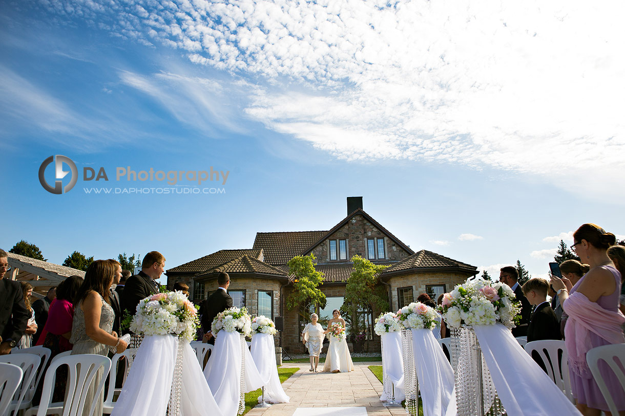 Wedding Ceremony at Edgewater Manor