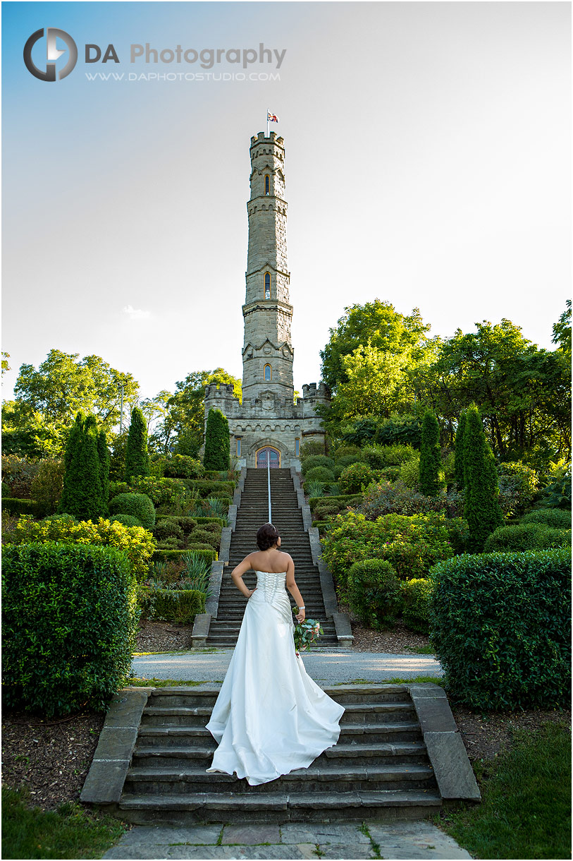 Bride at Battlefield Museum in Stoney Creek