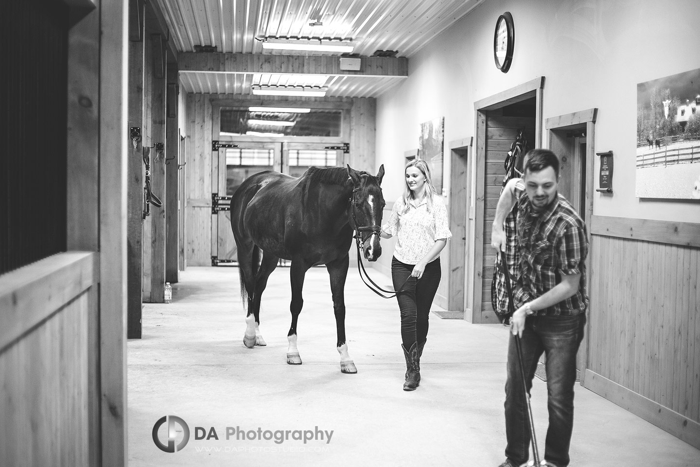 Engagement Photographer for Horse Stable