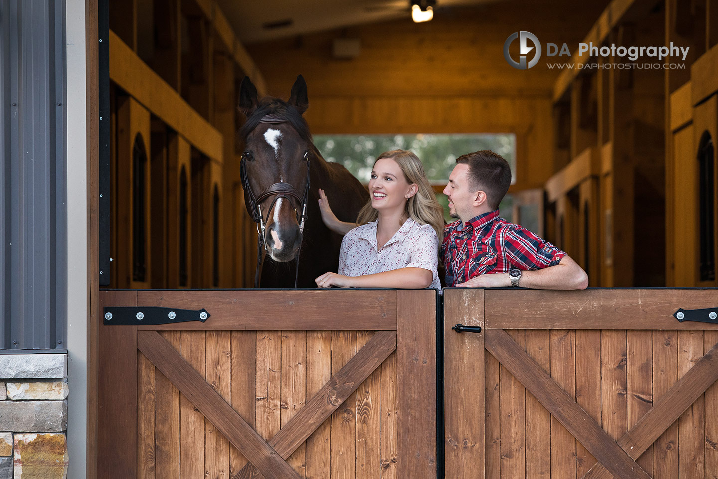 Horse Stable Engagement Photographers